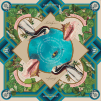 OCEAN NOSTALGIA SILK SCARF