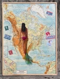 Girl With Leaf On The Americas