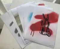 Spray stickers