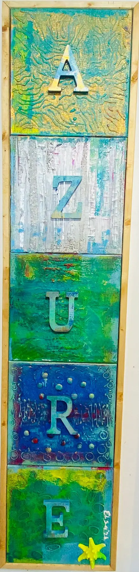 Azure by Elisa Lejuez, original art from Aruba
