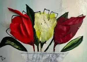 Flower Composition in Vase