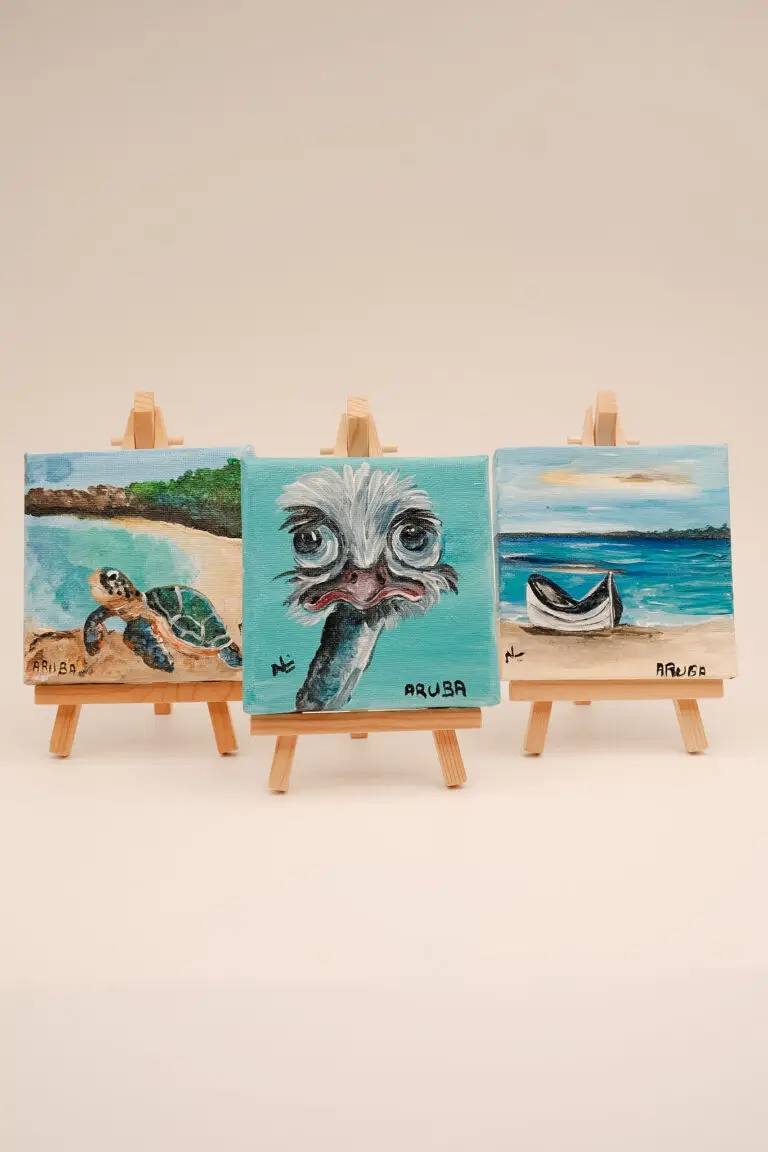 Mini Canvas L by Ninfa Garcia, original art from Aruba