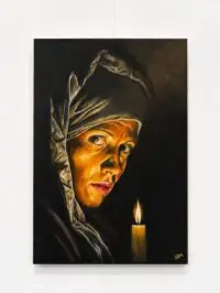 lady with candle