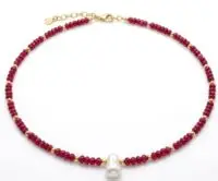 Jade and Pearl Necklace (MK-NL-19)
