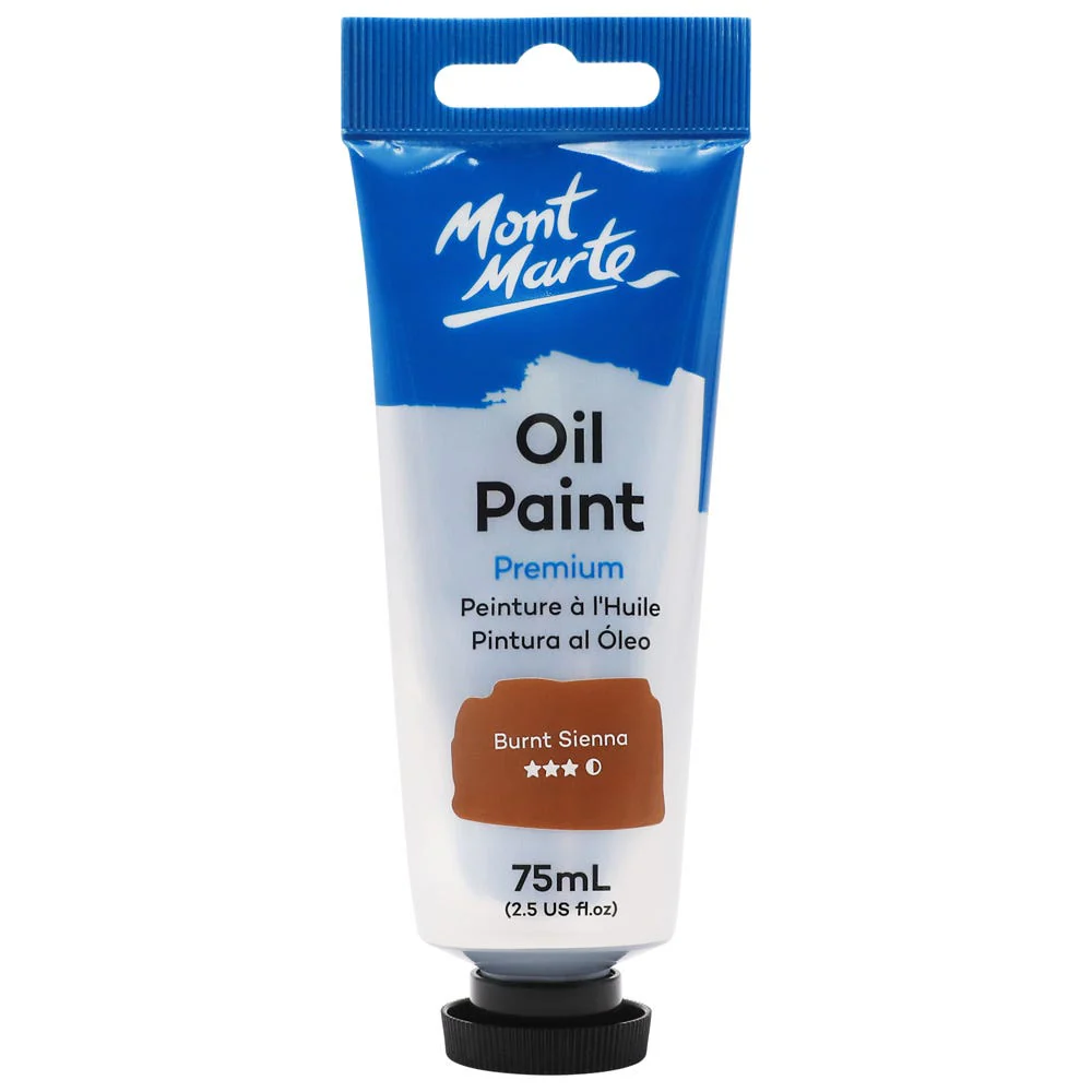 Oil Paint Premium - Burnt Sienna