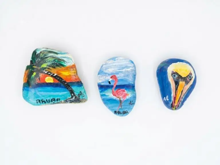 Art Stones by Ninfa Garcia, original art from Aruba