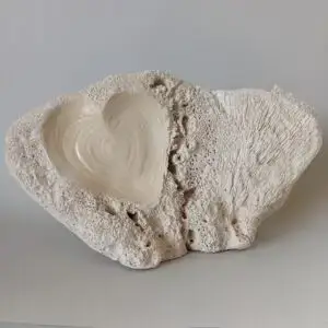 Double Heart White