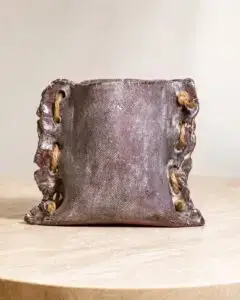 Burlap Vase