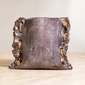 Burlap Vase