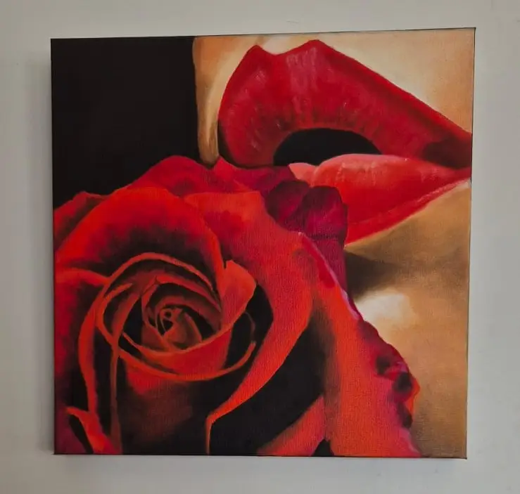 Love and Nature connected by Carolien Hodge, original art from Aruba