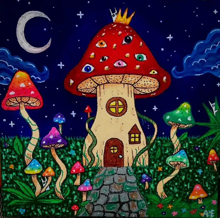 Night Gathering by Angeline Every, original art from Aruba