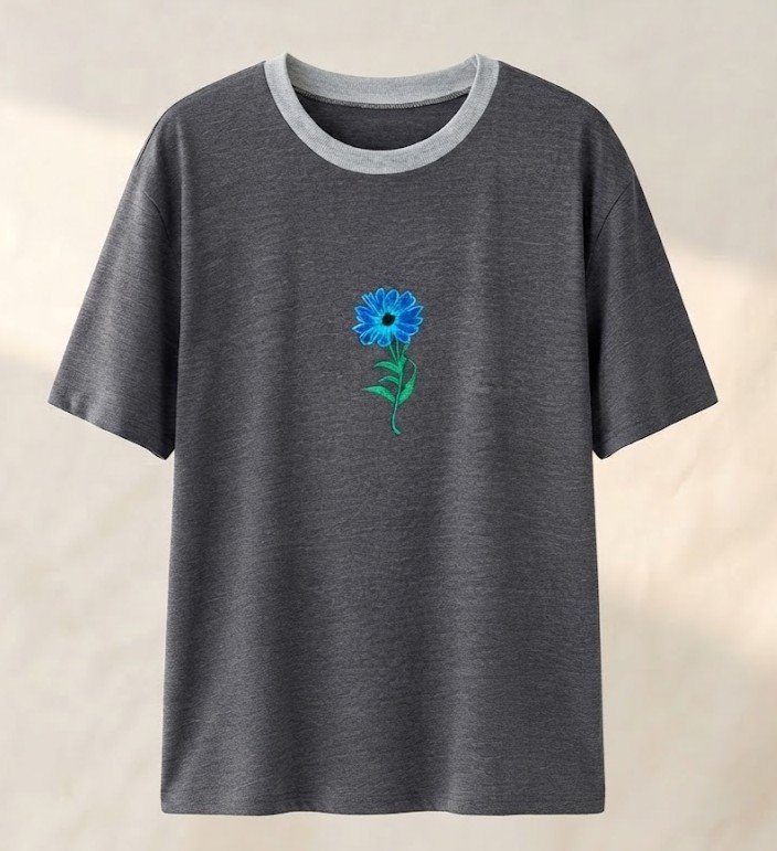 Flow Tshirt Grey by Flow De Medellin, original art from Aruba