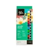 MM Acrylic Colour Paint Set 12pc x 75ml