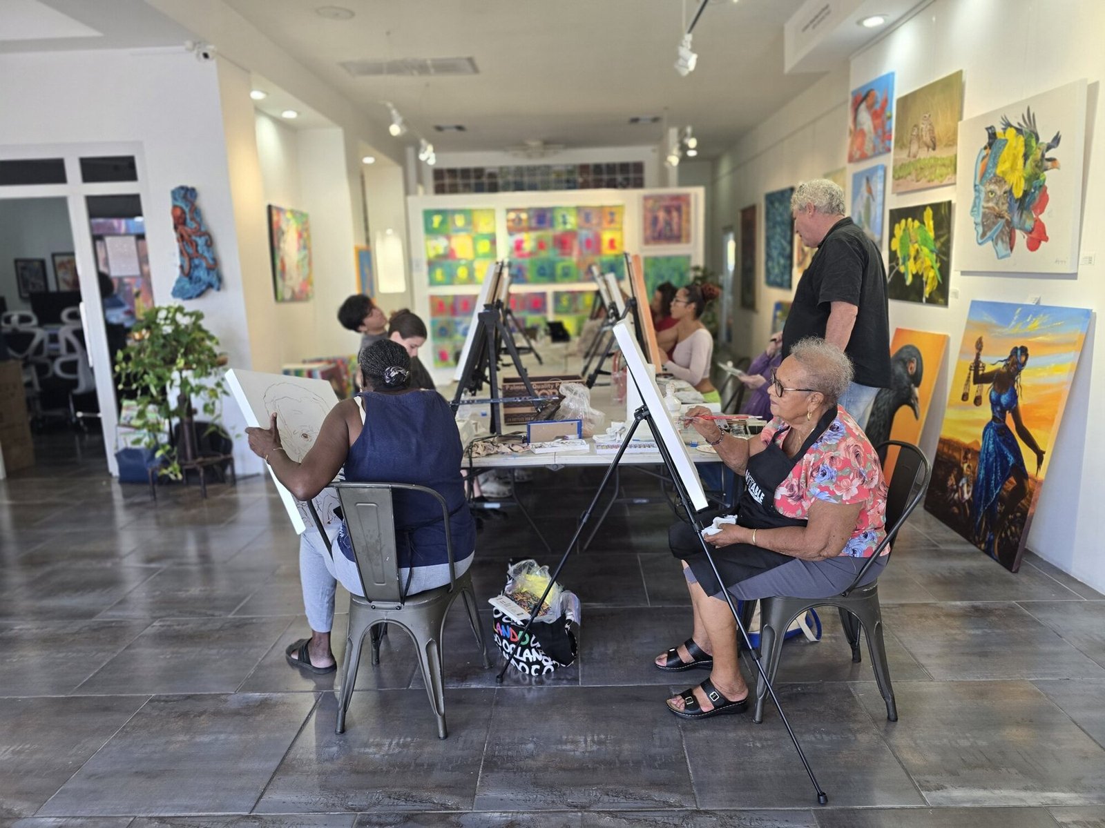 Inside ArtisA Gallery, San Nicolas