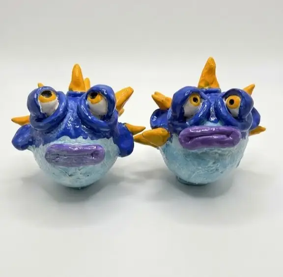 Calabash Fish by Lejo, original art from Aruba