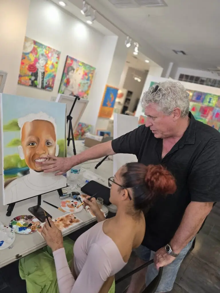Portrait Painting with Peter van den Heuvel